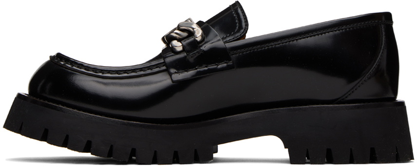 Gucci Black Interlocking G Loafers