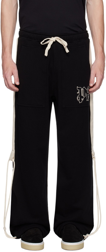 Photo: Palm Angels Black Monogram Sweatpants