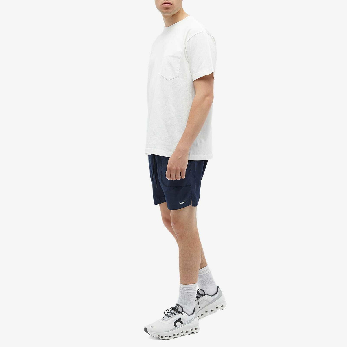 Foret Men's Run Short in Navy