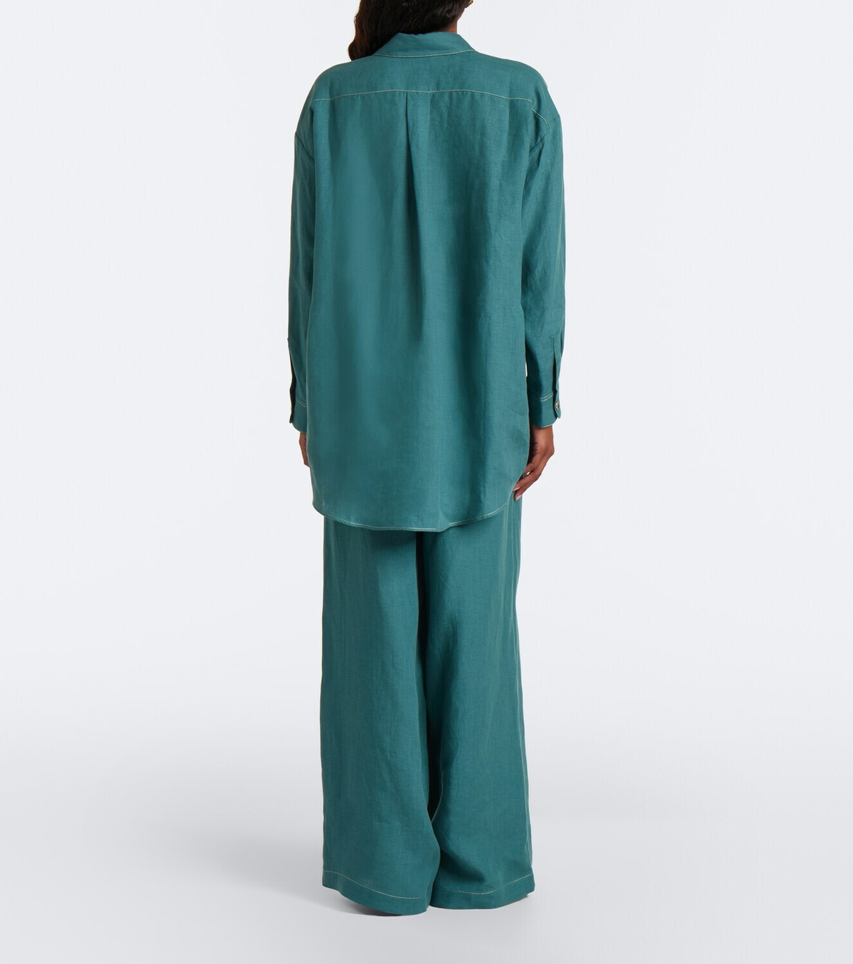 Eres Éblouissant linen wide-leg pants