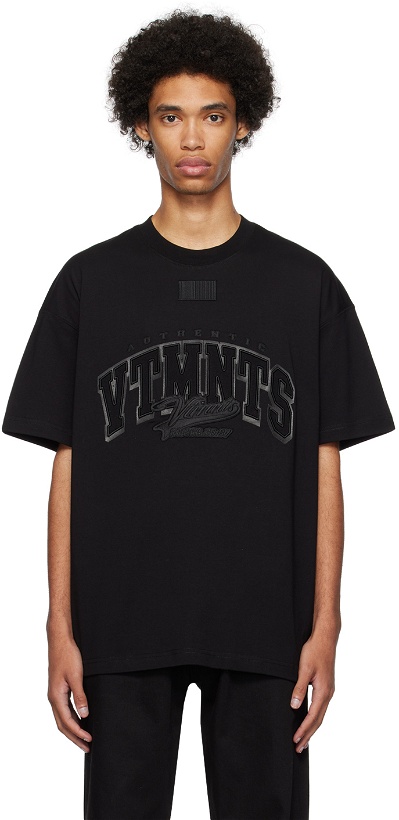 Photo: VTMNTS Black College T-Shirt