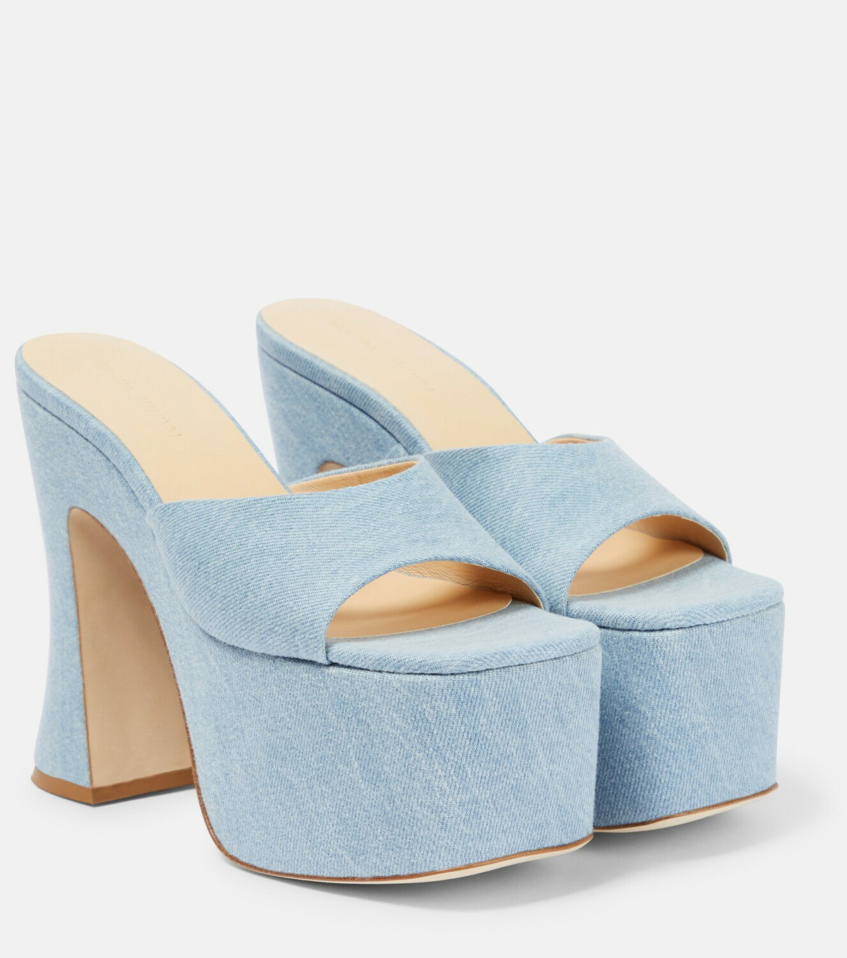 Magda Butrym - Denim platform mules Magda Butrym