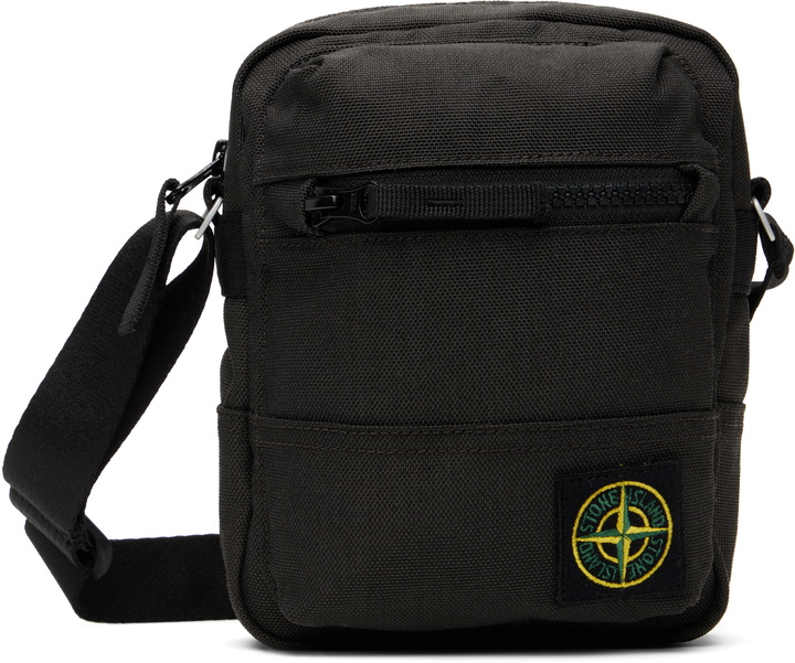 Photo: Stone Island Gray Resin Treated CORDURA 1500 Bag
