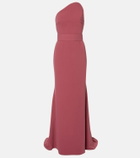 Solace London Seraphina one-shoulder gown