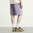 Karma8a Men's Belted Casual Shorts in Purple
