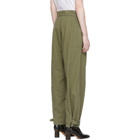 JW Anderson Green Fold Front Utility Trousers