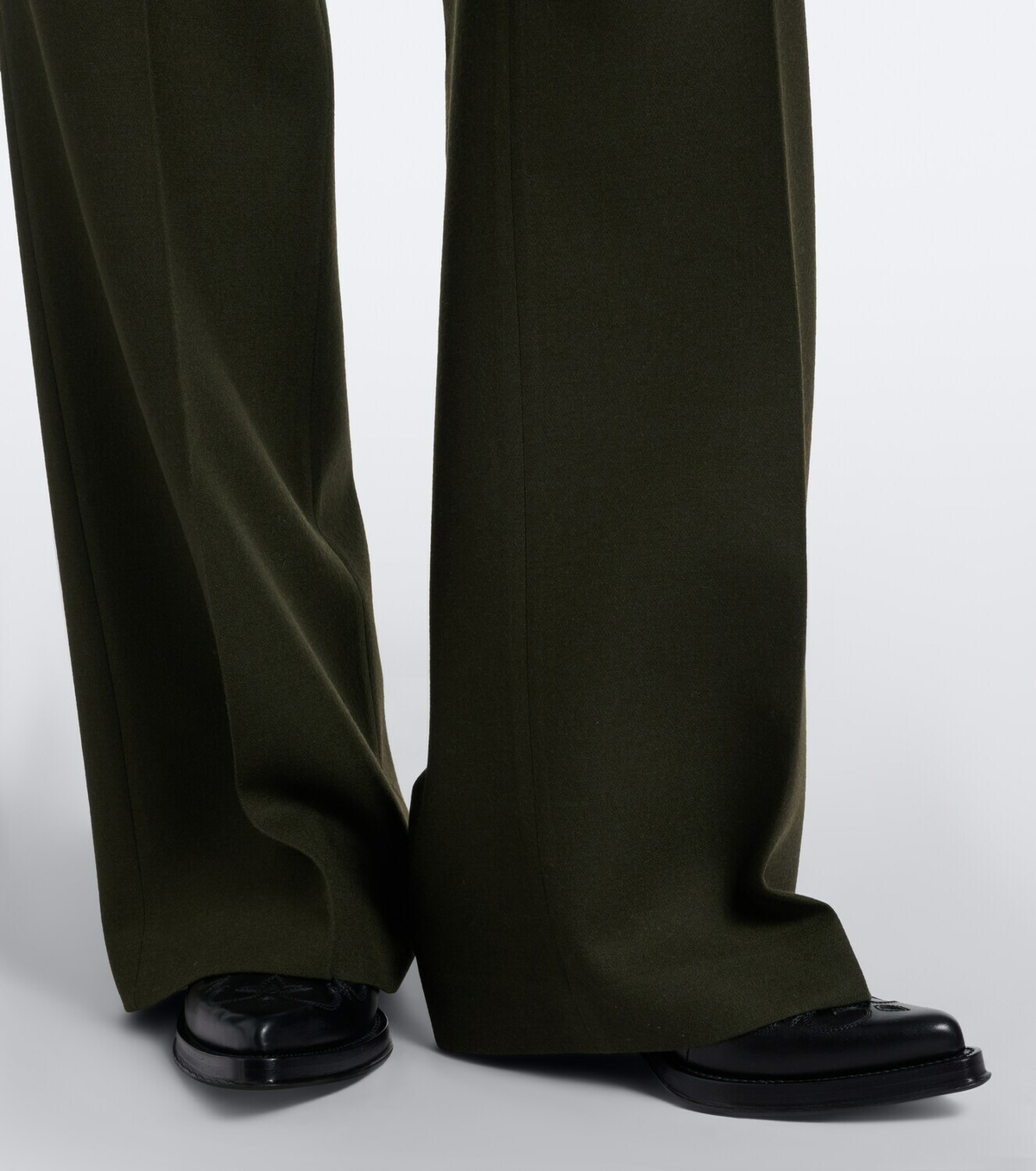 Gabriela Hearst Norman virgin wool wide-leg pants