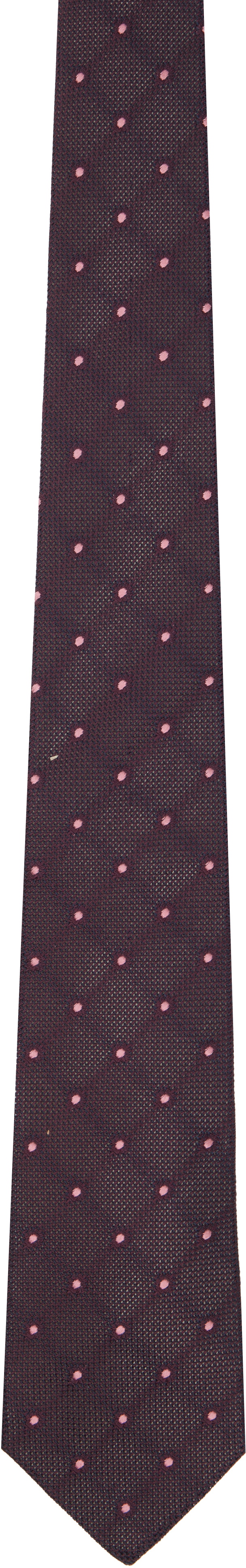 Paul Smith Burgundy Dots Tie