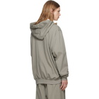 Rick Owens Taupe Tower Heavy Jersey Hoodie
