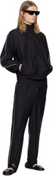 ALAINPAUL Black Fuseau Track Pants
