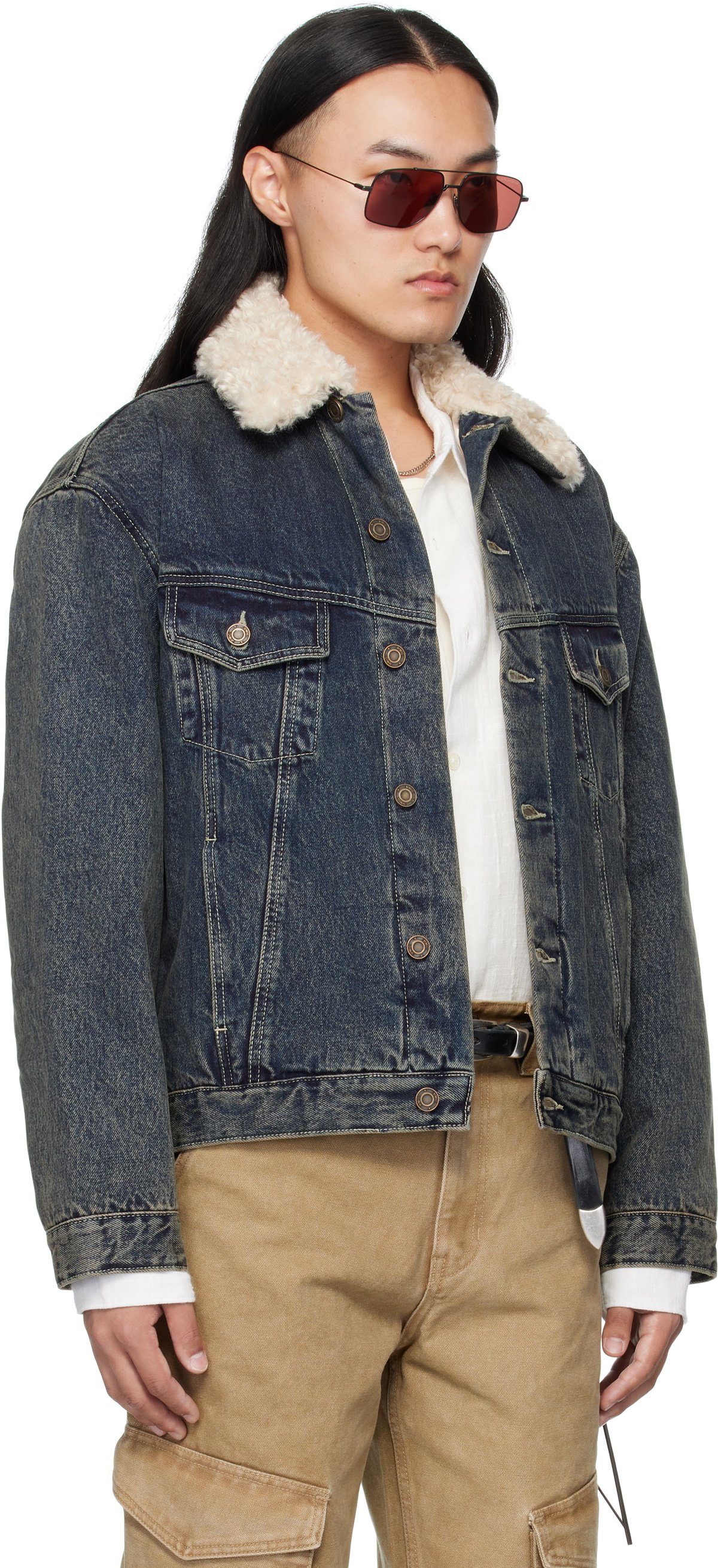 MMIC Navy Rolling Acid Jacket