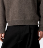 Studio Nicholson Wool and cashmere hoodie
