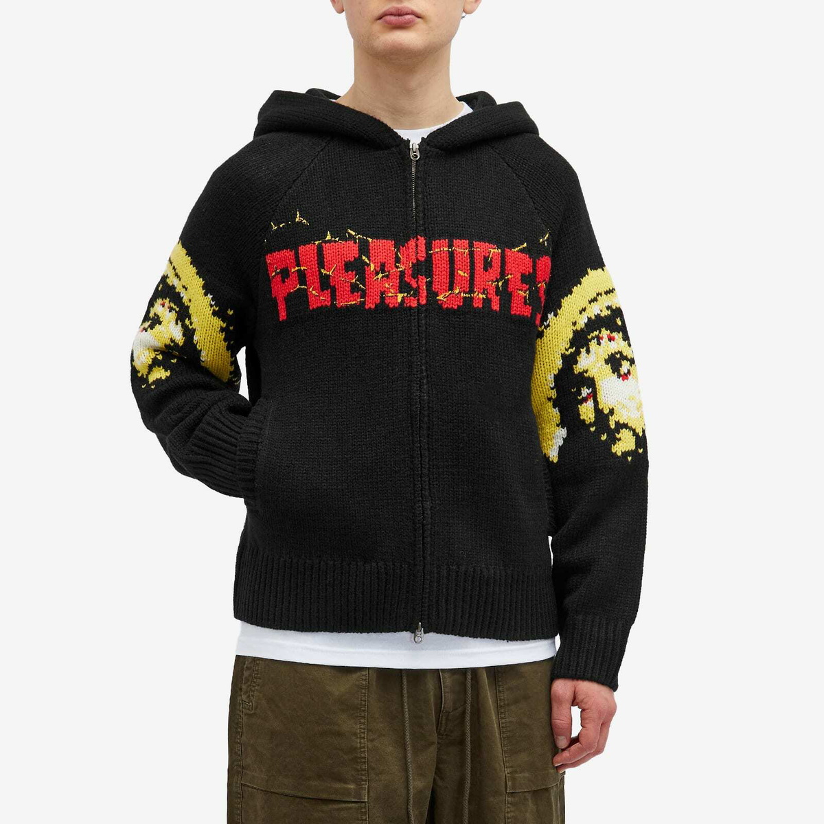 Pleasures Men's Chosen Knitted Hoodie in Black