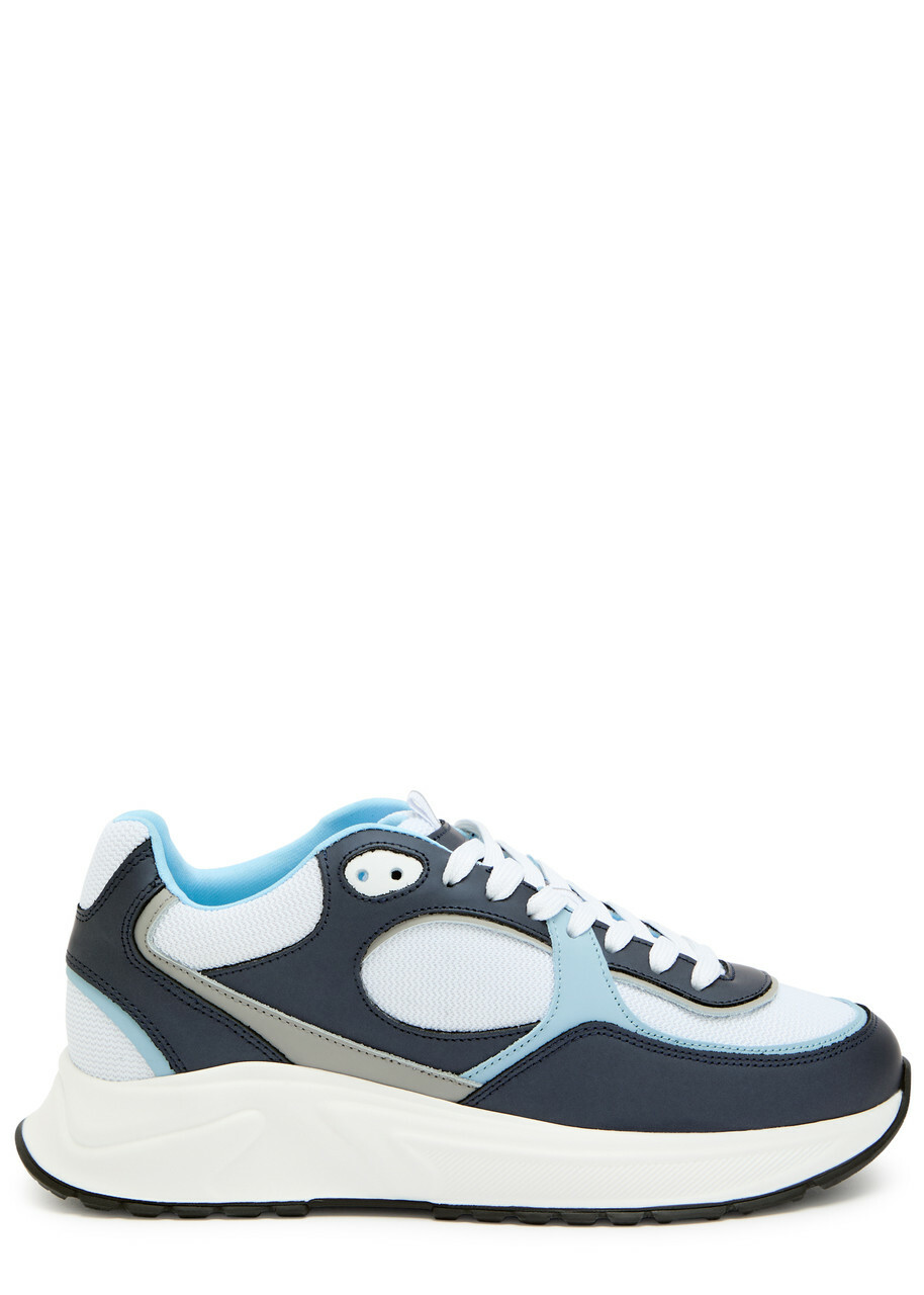 Cleens Onesixty Panelled Mesh Sneakers Blue