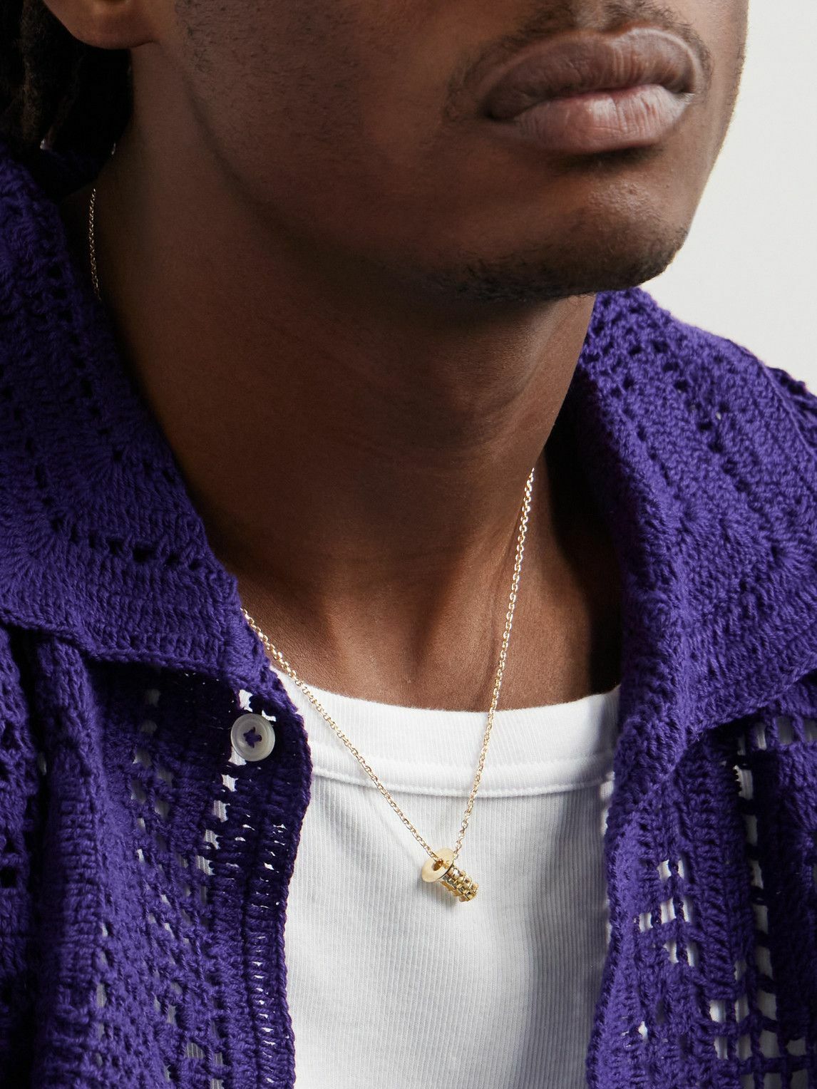 Luis Morais - Screw Gold Pendant Necklace