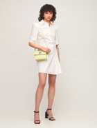 OFF-WHITE Cotton Poplin Mini Shirt Dress