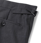 Kingsman - Grey Slim-Fit Prince of Wales Checked Wool Suit Trousers - Blue