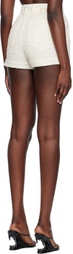 GCDS Off-White Low Rise Shorts