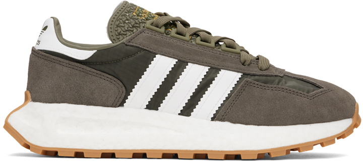 Photo: adidas Originals Khaki Retropy E5 Sneakers