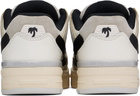 Palm Angels White & Gray Venice Suede Sneakers