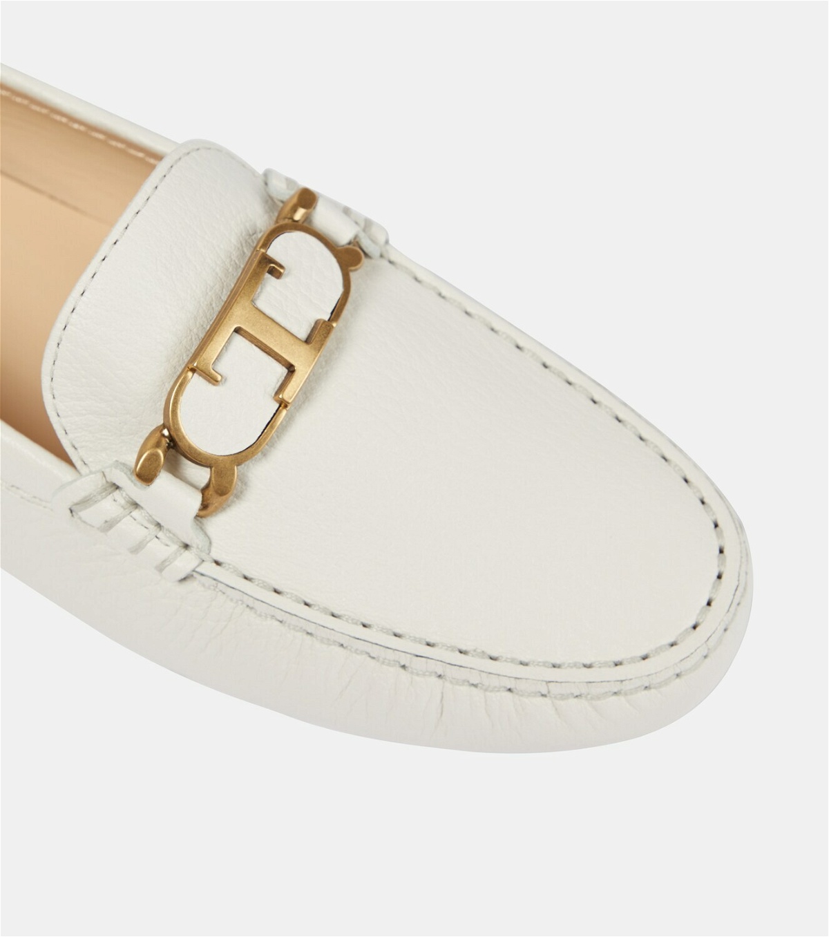 Tod's Logo leather moccasins Tod's
