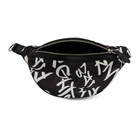 Neil Barrett Black and White Graffiti Bum Bag