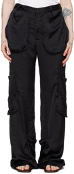 Edward Cuming Black Patch Pocket Trousers