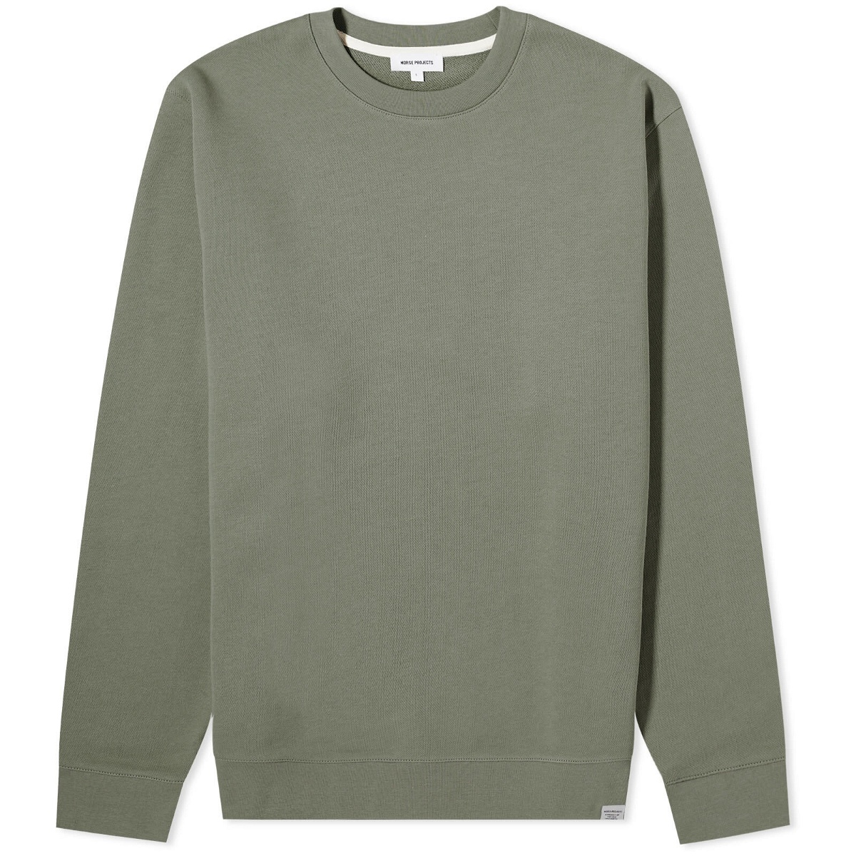 Photo: Norse Projects Men's Vagn Slim Organic Crew Sweatshirt in Pewter