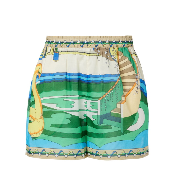 Photo: Tory Burch Printed cotton shorts