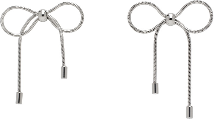 Photo: Marland Backus Silver Bow Earrings