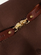 Bennett Winch - Weekender Leather-Trimmed Cotton-Canvas Holdall