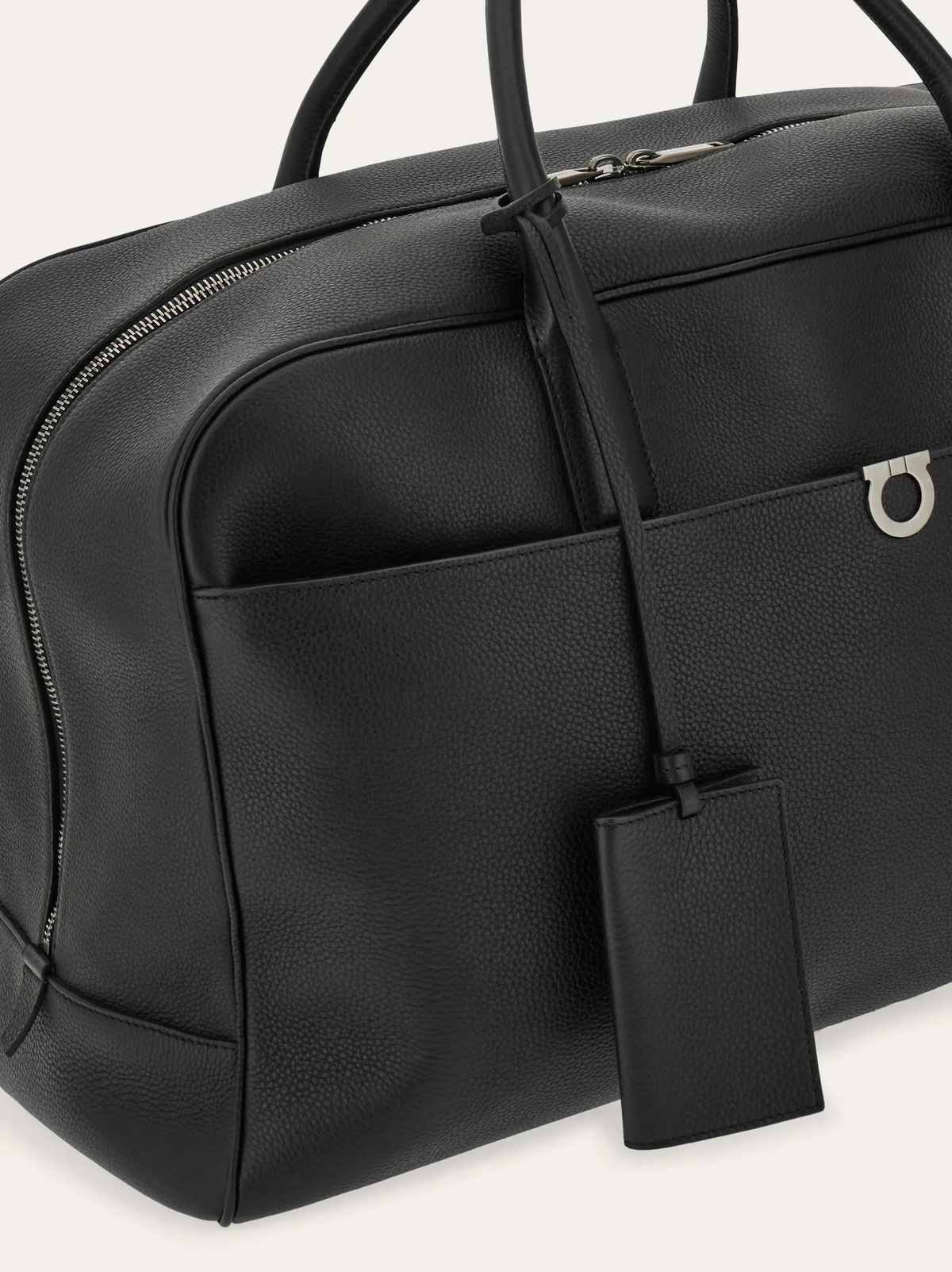 Ferragamo Mens Gancini duffle bag in Black