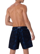 MC2 Saint Barth Man Ripstop Fabric Swim Shorts Harbour The Riviera With Palm Jacquard