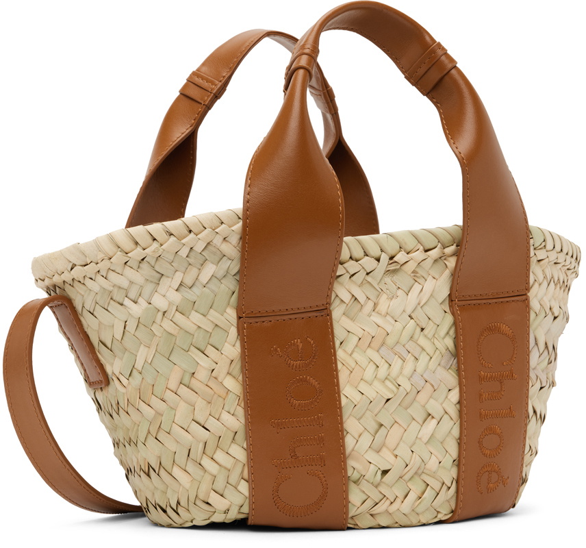 Chloé Beige Small Sense Basket Tote