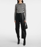 Nili Lotan Striped cotton jersey T-shirt