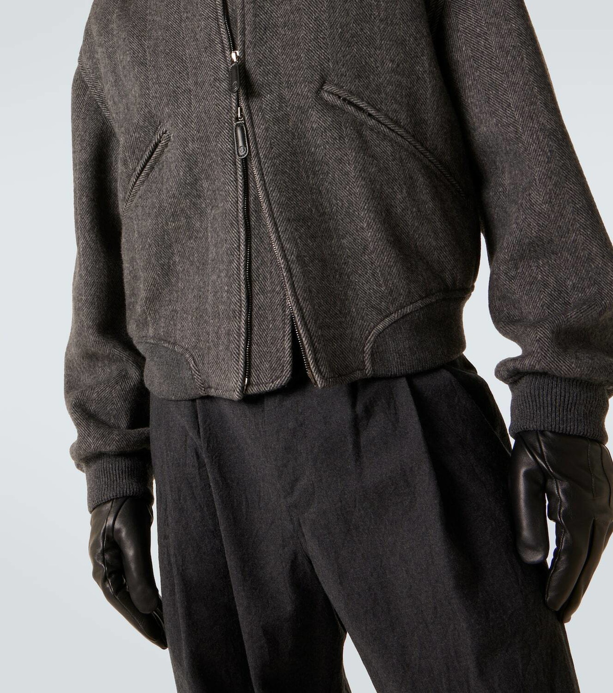 Giorgio Armani Cashmere bomber jacket