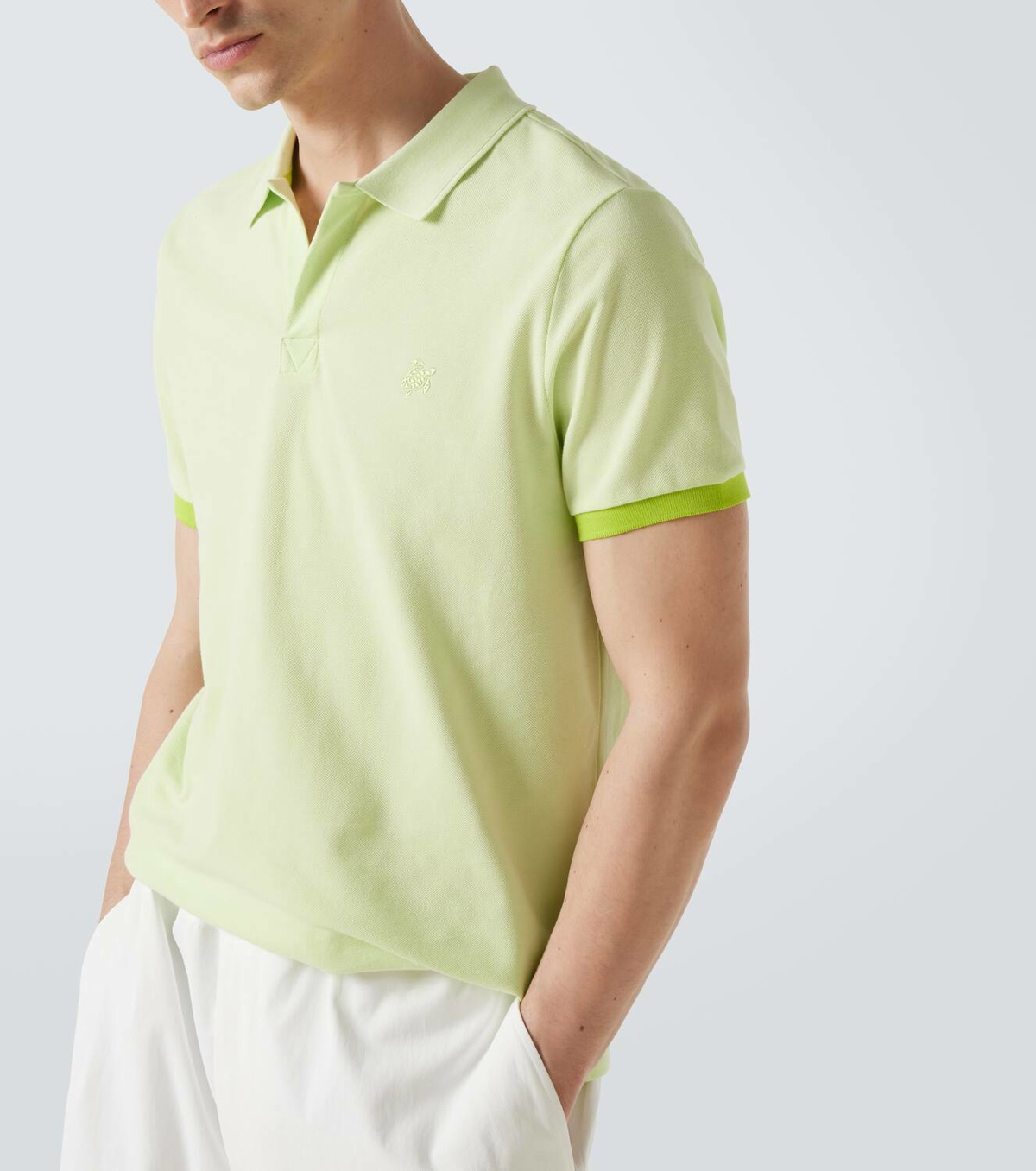 VILEBREQUIN Boys Cotton Pique Polo Shirt Solid main image 1