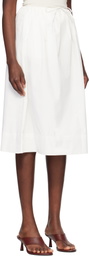 Nothing Written White Leia A-Line Midi Skirt