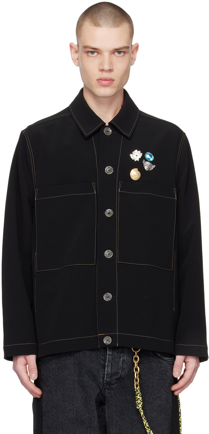 Song for the Mute Black Patch Pocket Jacket Song for the Mute