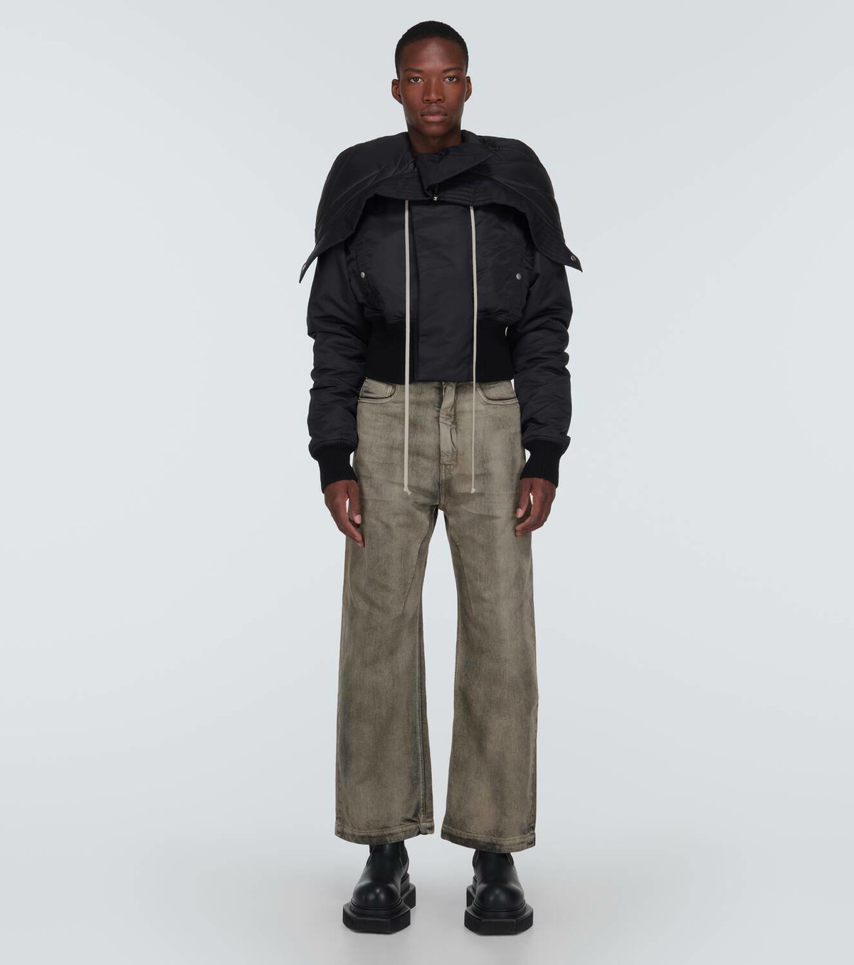 DRKSHDW by Rick Owens Geth washed wide-leg jeans Rick Owens DRKSHDW by Rick Owens Geth washed wide-leg jeans Rick Owens