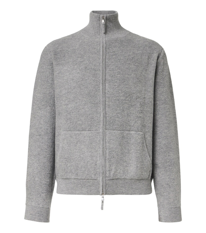 Photo: Allude Wool and cashmere zip-up sweater