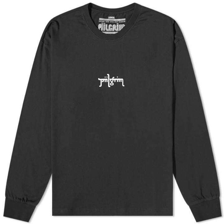 Photo: Piilgrim Men's Long Sleeve Colour Test T-Shirt in Black