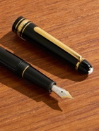 Montblanc - Meisterstück Classique Resin and Rhodium-Plated 14-Karat Gold Fountain Pen