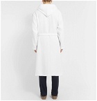 Schiesser - Waffle-Knit Cotton Hooded Robe - Men - White