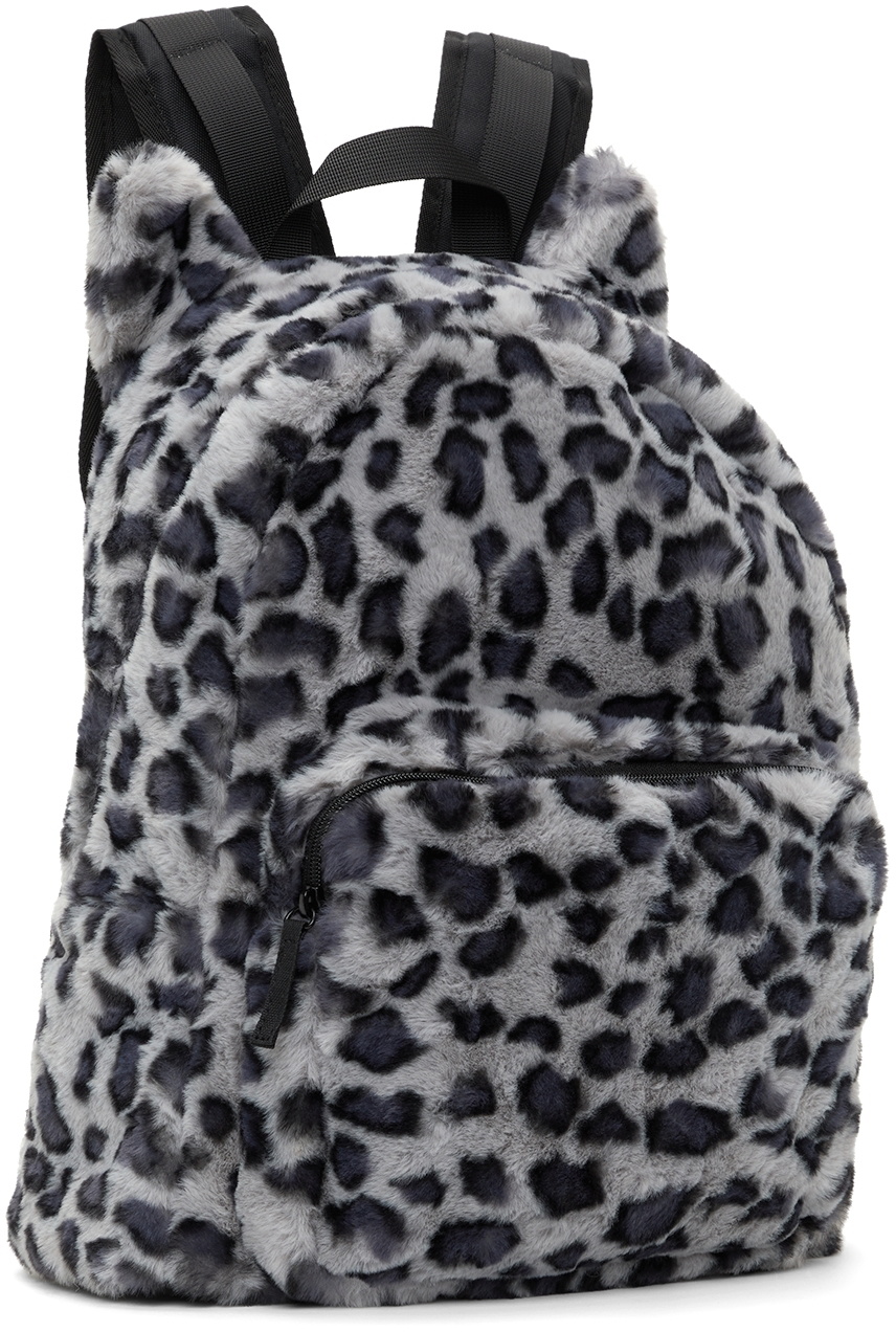 Furry Bunny Backpack in Blue - Molo