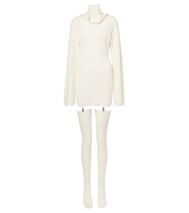 Photo: Aya Muse Cursa cashmere sweater dress and socks