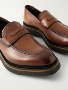Berluti - Alessio Venezia Leather Loafers - Brown