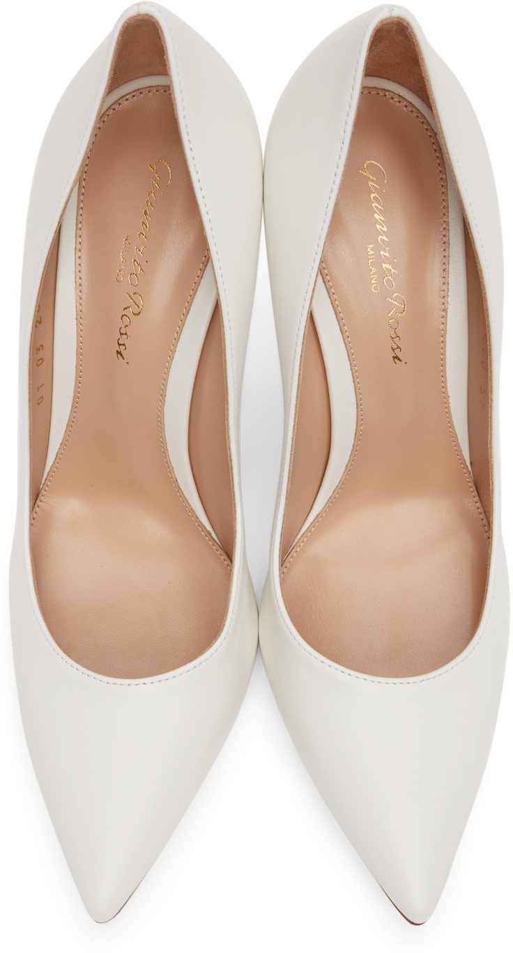 Gianvito Rossi White Gianvito 105 Heels