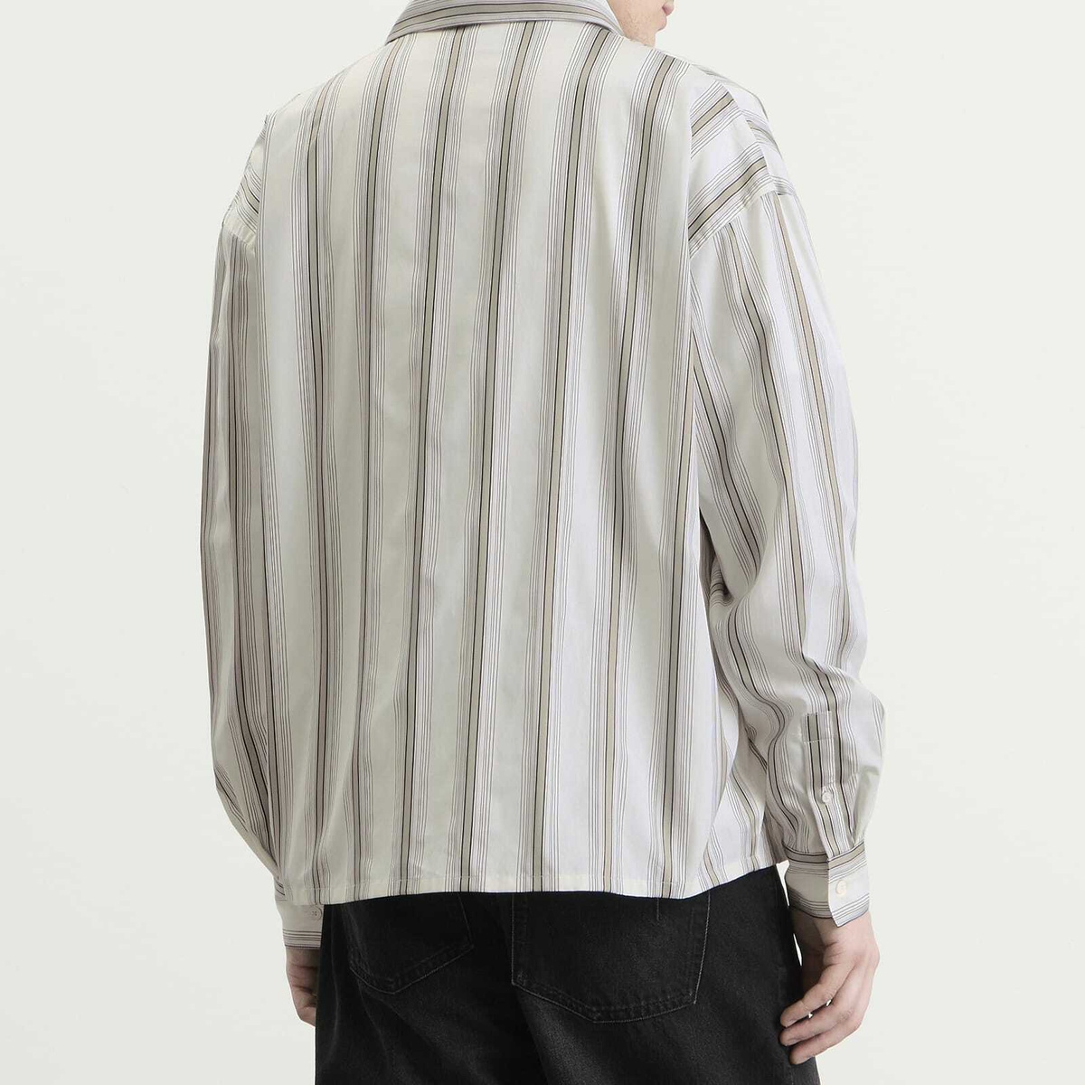 Won Hundred Men's Maza Stripe Shirt in Rock Ridge Combi