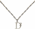 Dsquared2 Silver D2 Statement Necklace